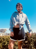 LOVERBOY BY CHARLES JEFFREY ALL TIED UP HOODY in GREY MARL
