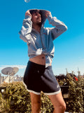 LOVERBOY BY CHARLES JEFFREY ALL TIED UP HOODY in GREY MARL