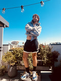 LOVERBOY BY CHARLES JEFFREY ALL TIED UP HOODY in GREY MARL