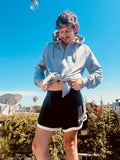 LOVERBOY BY CHARLES JEFFREY ALL TIED UP HOODY in GREY MARL