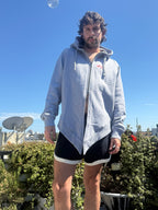 LOVERBOY BY CHARLES JEFFREY ALL TIED UP HOODY in GREY MARL