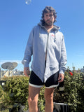 LOVERBOY BY CHARLES JEFFREY ALL TIED UP HOODY in GREY MARL