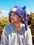 LOVERBOY BY CHARLES JEFFREY CHUNKY RABBIT BEANIE in Purple