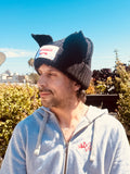 LOVERBOY BY CHARLES JEFFREY CHUNKY EARS BEANIE in BLACK