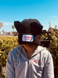 LOVERBOY BY CHARLES JEFFREY SUPERSIZED CHUNKY EARS BEANIE in BLACK
