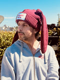 LOVERBOY BY CHARLES JEFFREY CHUNKY Rabbit BEANIE in Bordeaux