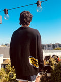 LOVERBOY BY CHARLES JEFFREY GRAPHIC JUMPER in BLACK YELLOW