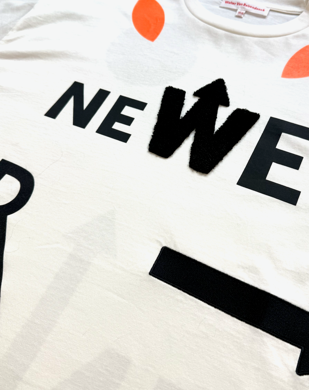 Walter Van Beirendonck WE ARE TEE OVERSIZED WHITE