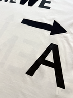 Walter Van Beirendonck WE ARE TEE OVERSIZED WHITE