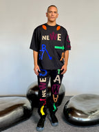 Walter Van Beirendonck WE ARE TEE OVERSIZED BLACK