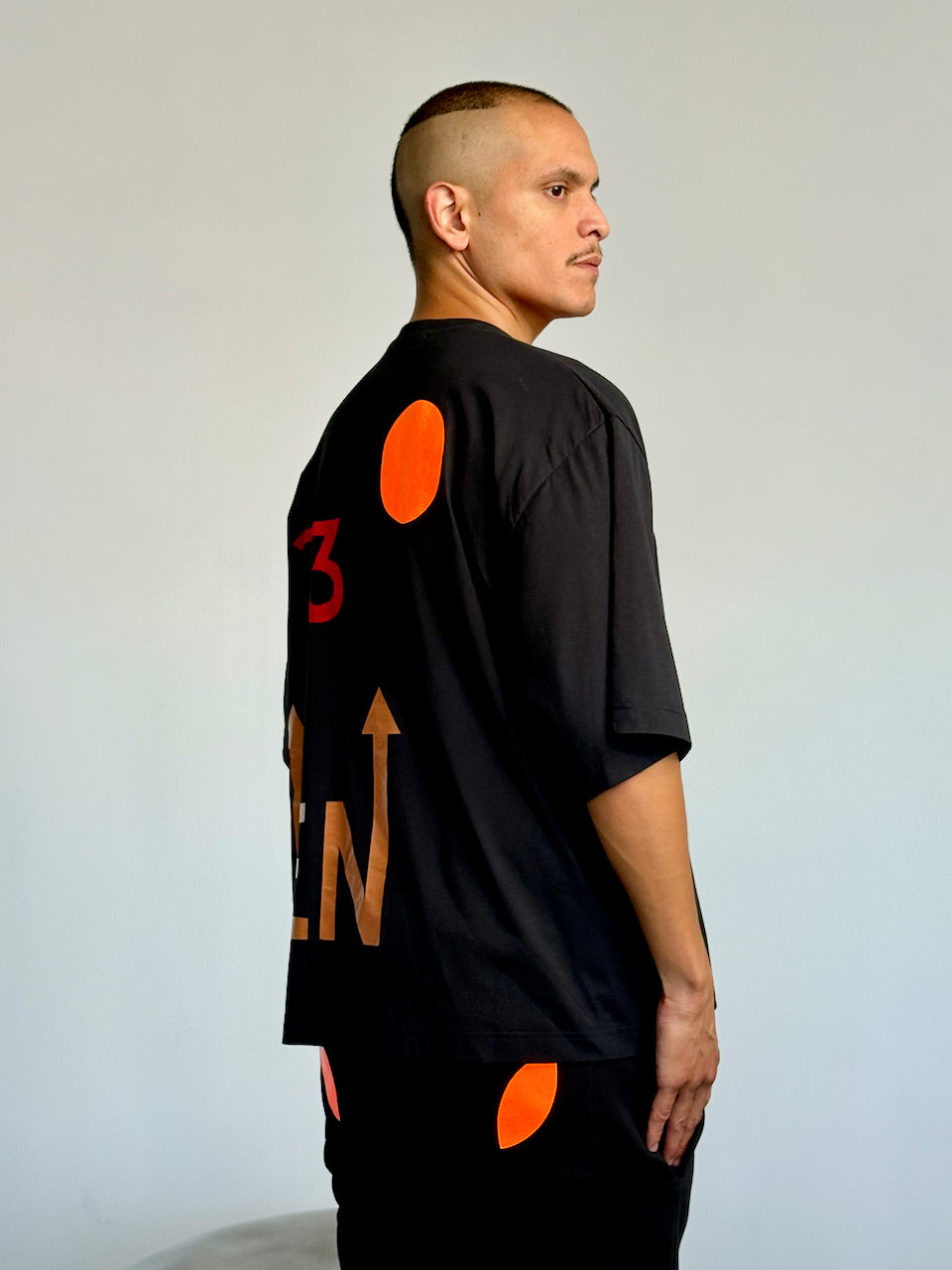 Walter Van Beirendonck WE ARE TEE OVERSIZED BLACK