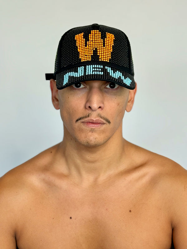 New Cap in Black by Walter van Beirendonck