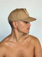 W CAP by Walter van Beirendonck in Camel
