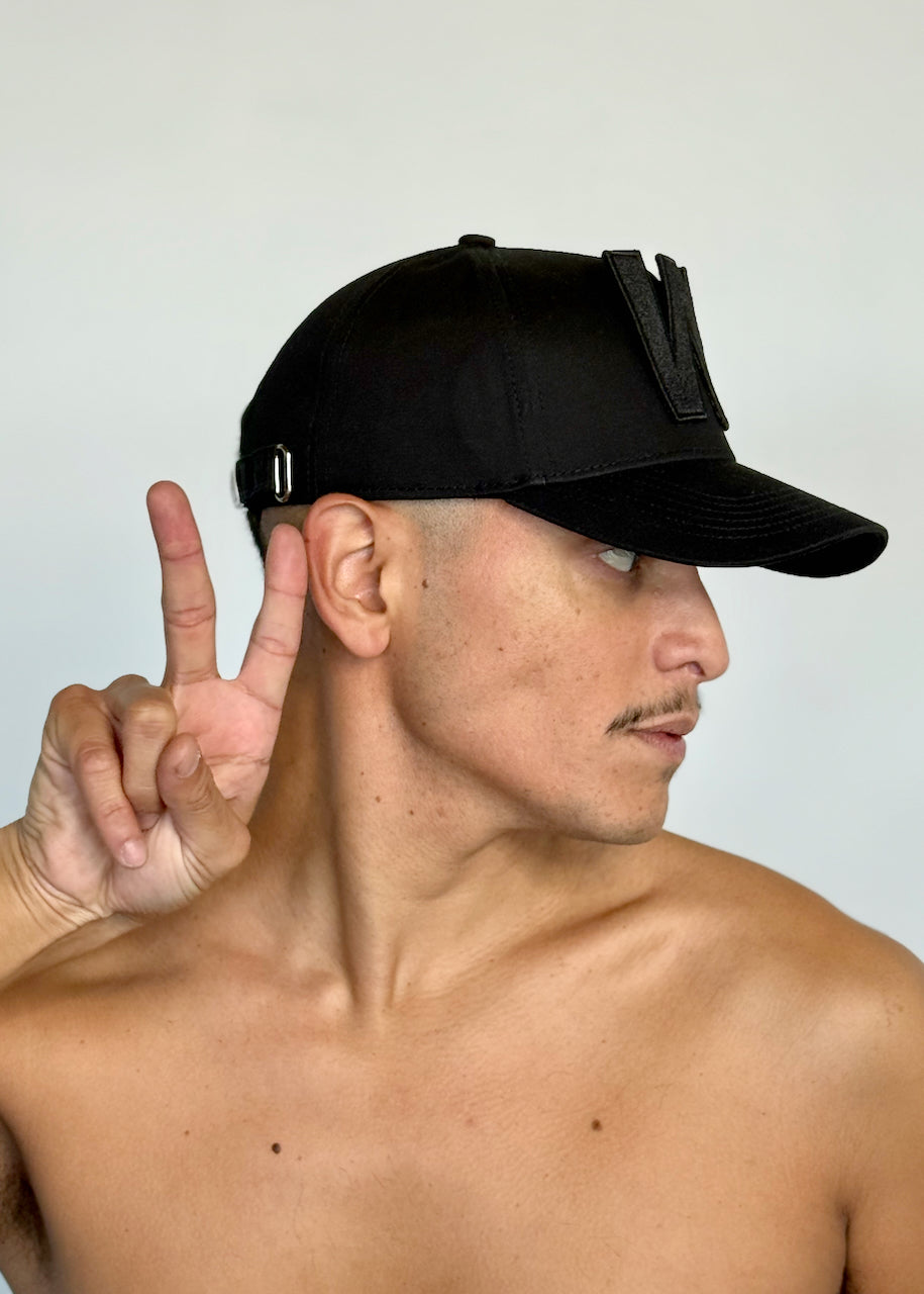 W CAP by Walter van Beirendonck in Black