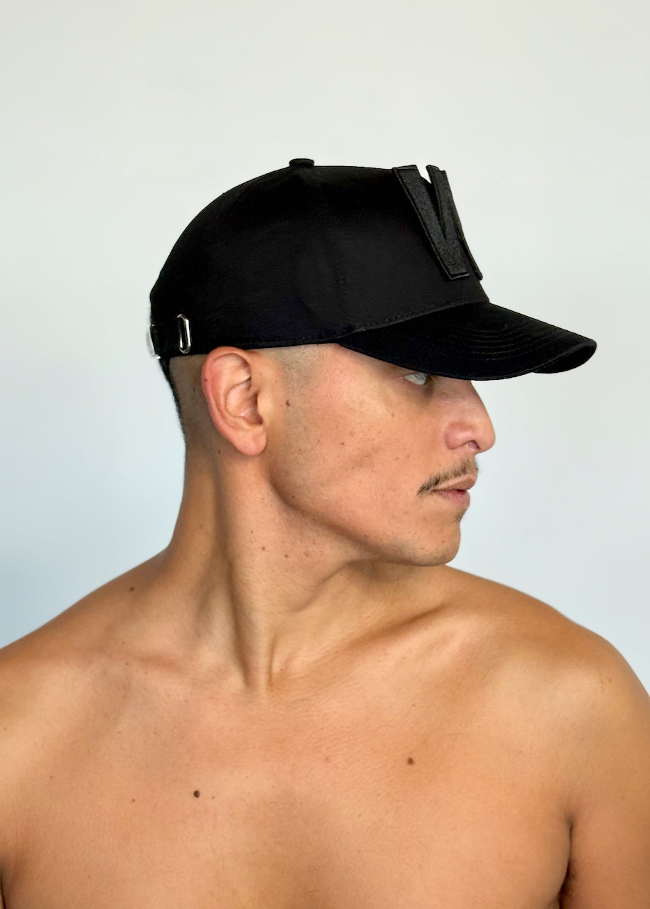 W CAP by Walter van Beirendonck in Black