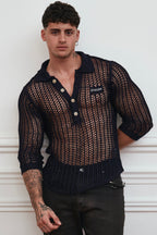 Knitted Polo L/S