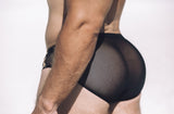 Alfons Dovana Leopard Velvet/Mesh Brief