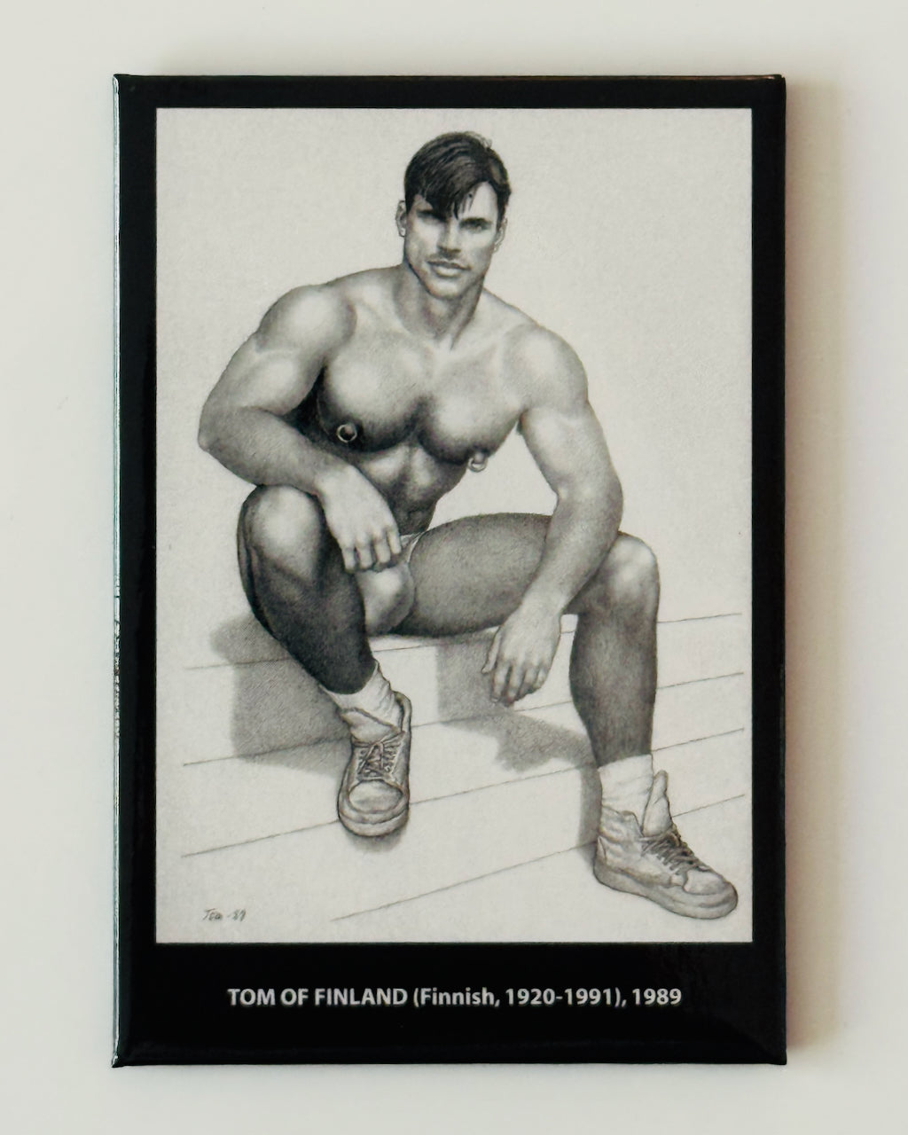 Tom of Finland Gym Stud Magnet