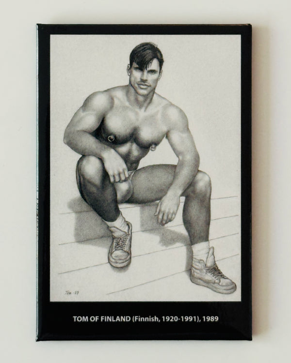 Tom of Finland Gym Stud Magnet