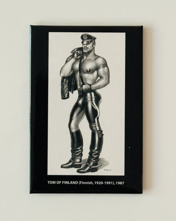 Tom of Finland Leather Stud Magnet