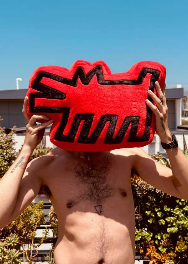 Keith Haring Pop Shop Dog Plush Pillow
