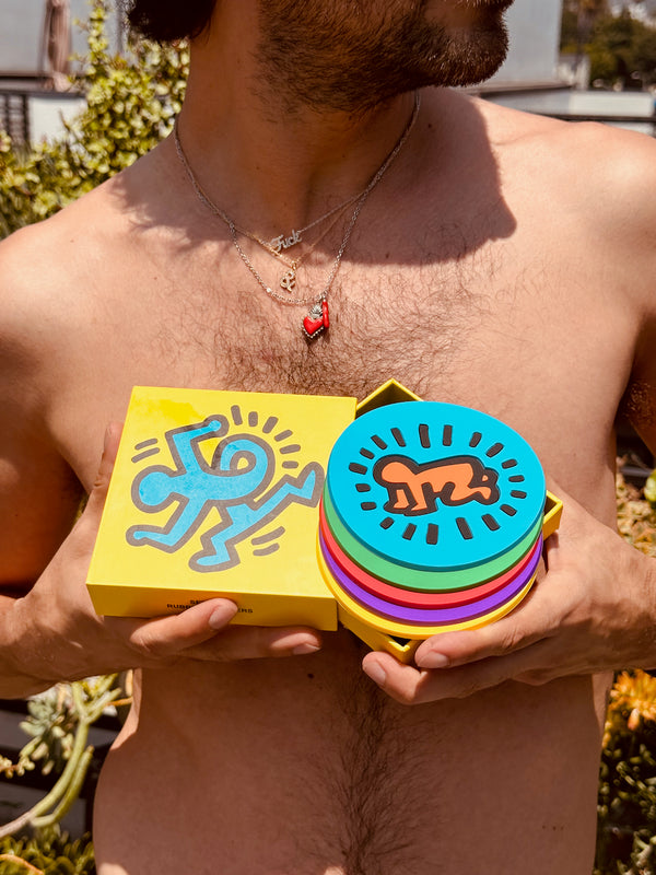 Keith Haring Pop Shop Icon Coasters, Set of 5