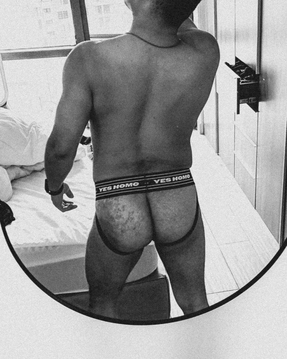 Yes Homo Jockstrap in White