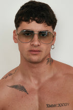 Emerald Vintage Aviators