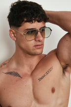 Emerald Vintage Aviators