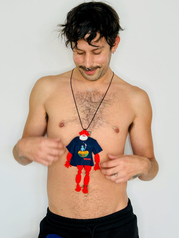 Walter Van Beirendonck Walter Doll + T Necklace