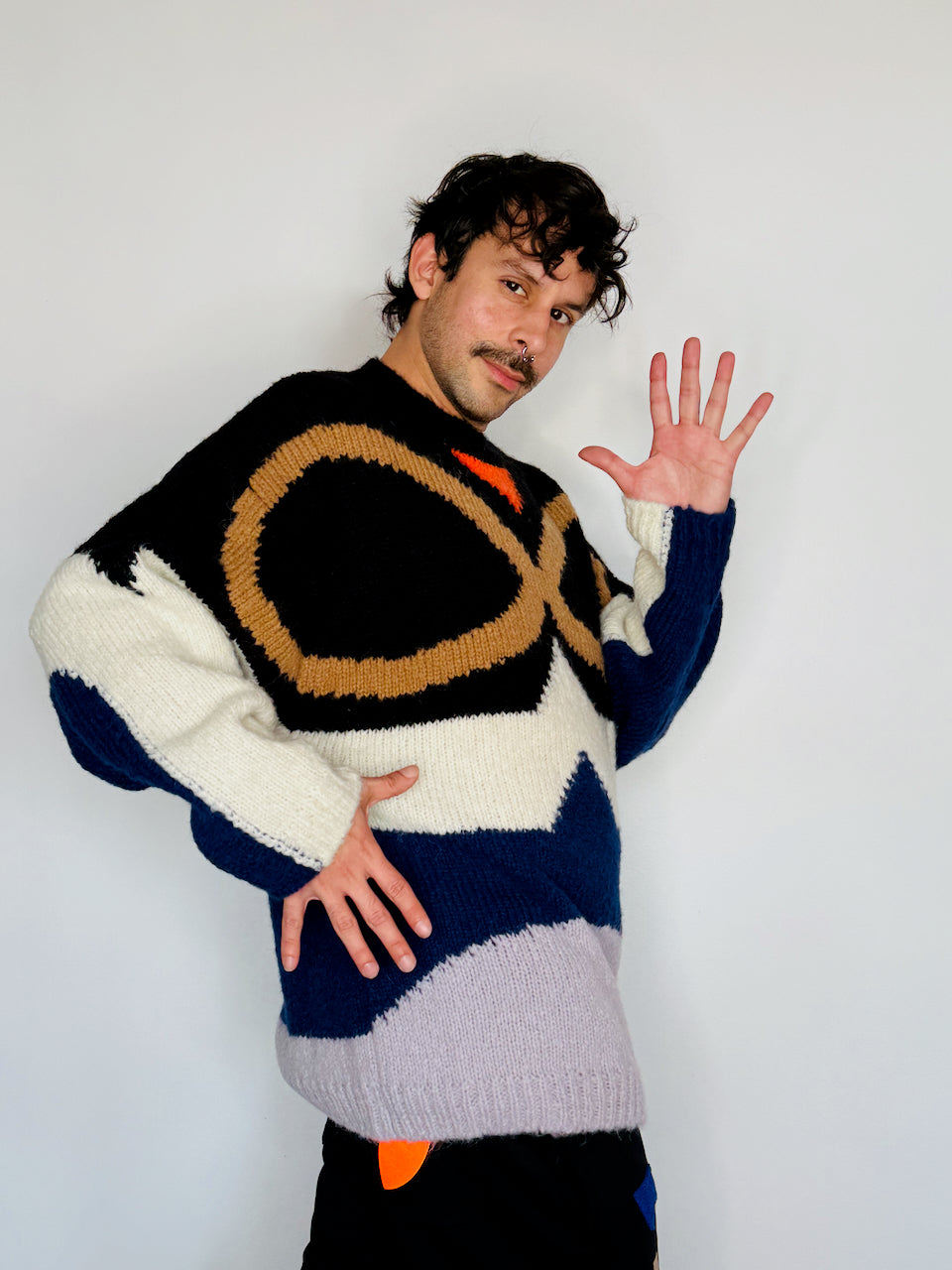 Walter Van Beirendonck FACE KNIT