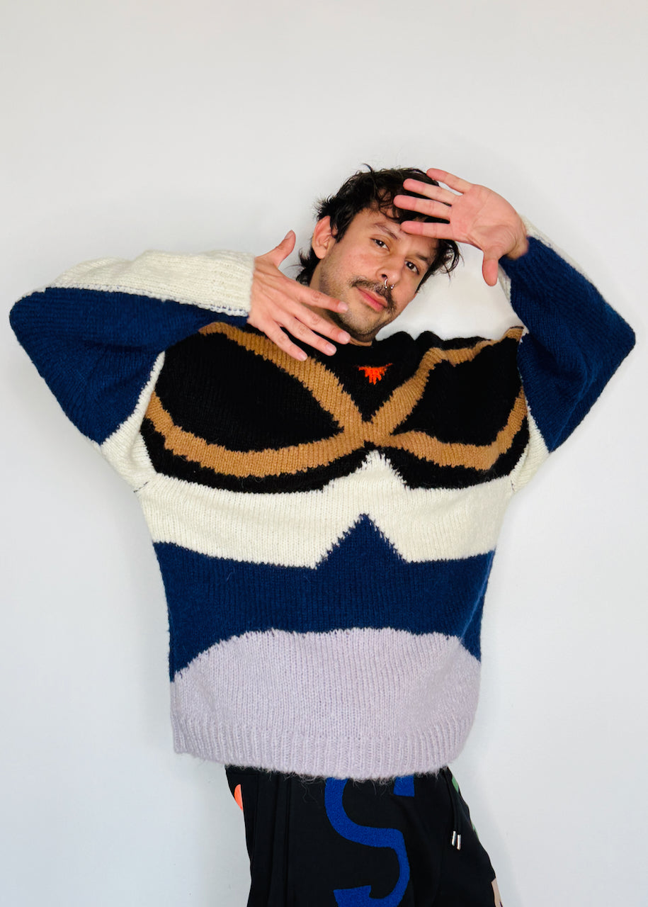Walter Van Beirendonck FACE KNIT