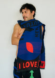 Walter Van Beirendonck New Scarf Single Black
