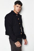 Cropped Bomber Jacket