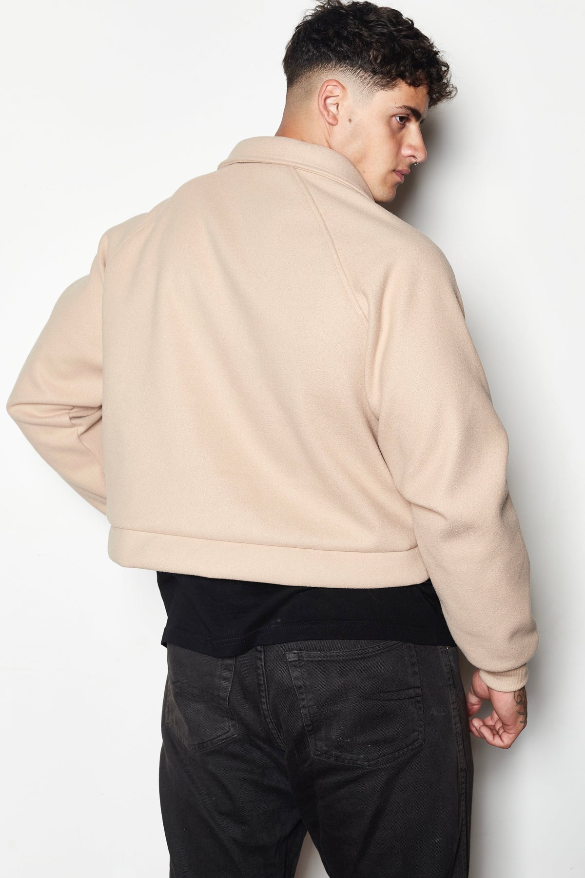 Cropped Bomber Jacket