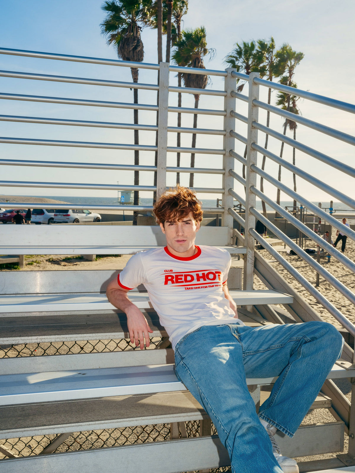 Club Red Hot Ringer Tee