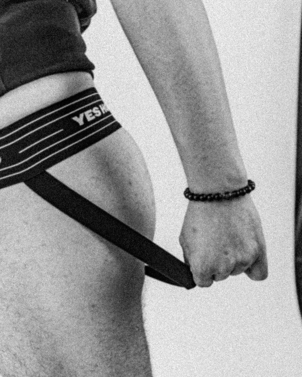 Yes Homo Jockstrap in black