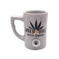 Wake + Bake Coffee Mug - 10 oz Grey