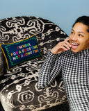 Good Time Needlepoint Pillow