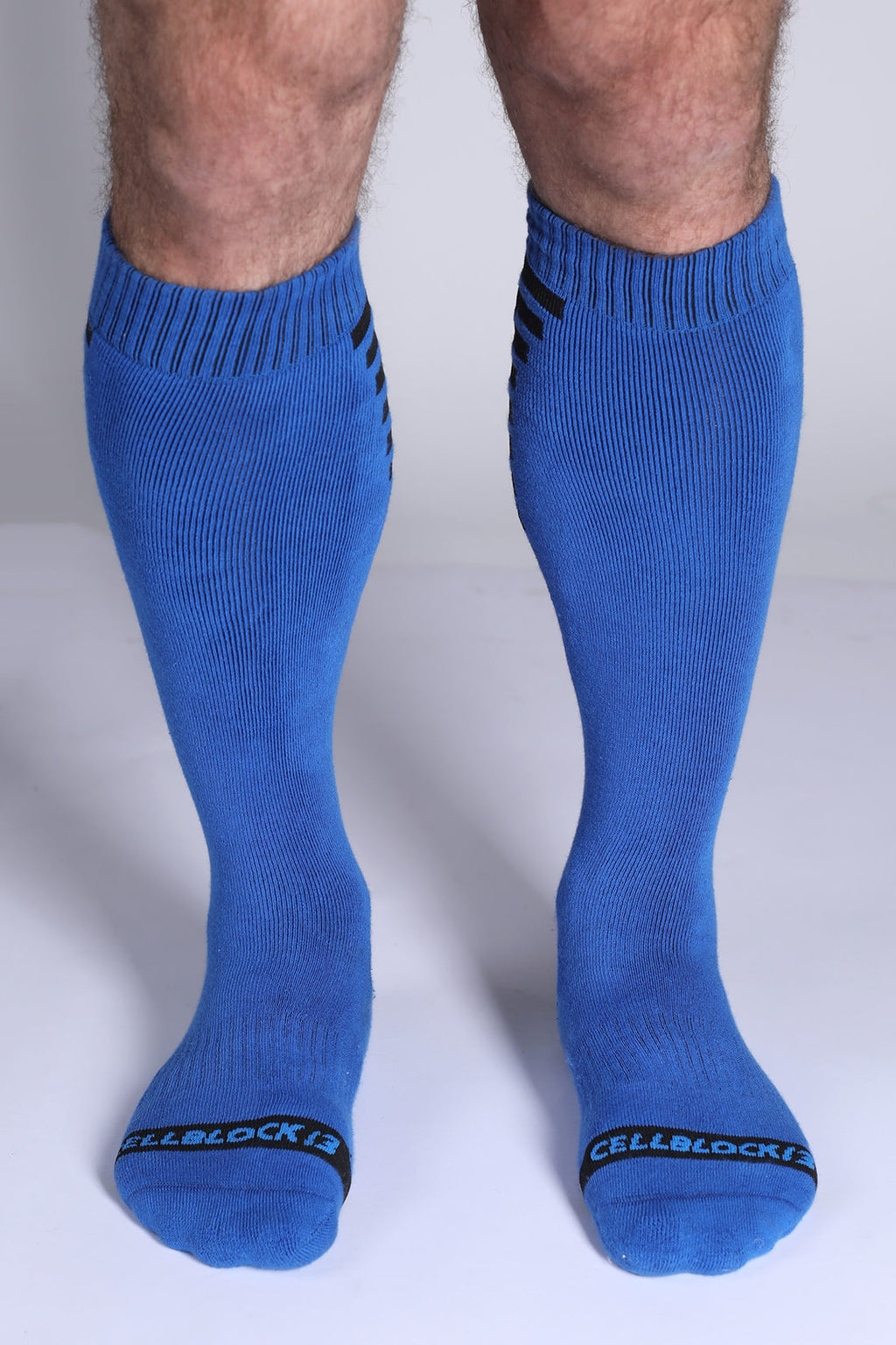 CELLBLOCK 13 Iron Grip Knee High Socks - Blue