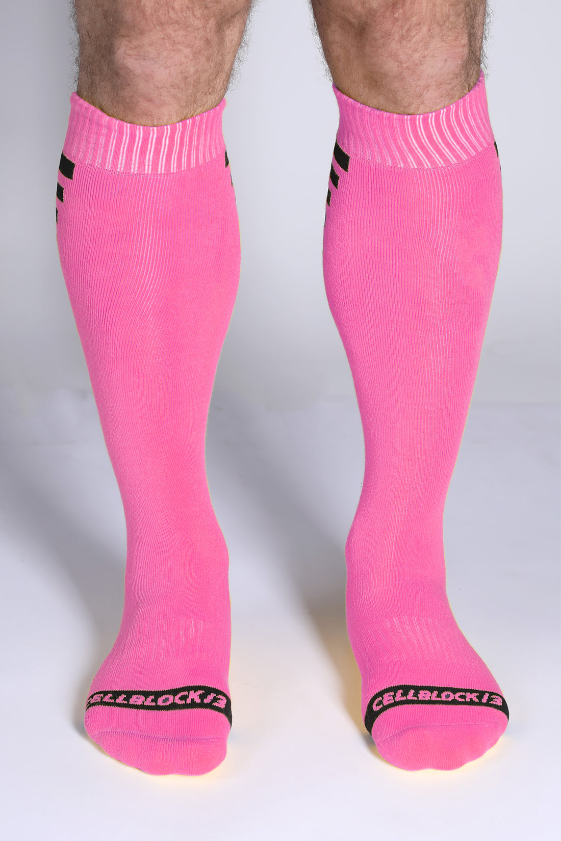 CELLBLOCK 13 Iron Grip Knee High Socks - Pink