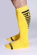 CELLBLOCK 13 Iron Grip Knee High Socks - Yellow