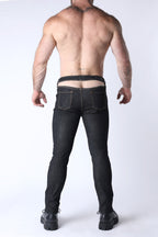 CELLBLOCK 13 Peek-A-Boo Denim Pant - Black