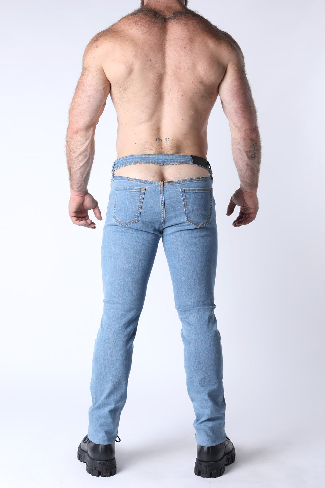 CELLBLOCK 13 Peek-A-Boo Denim Pant - Light Blue