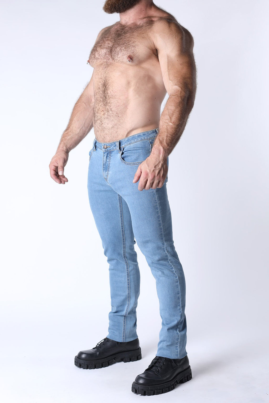 CellBlock 13 J-Flo Peek-A-Boo Denim Pant - Light Blue