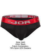 JOR Astor Stylish Briefs - Black