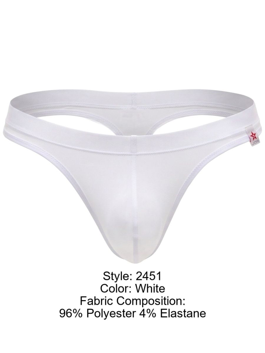 JOR Invisible Sleek Thongs - White