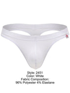 JOR Invisible Sleek Thongs - White