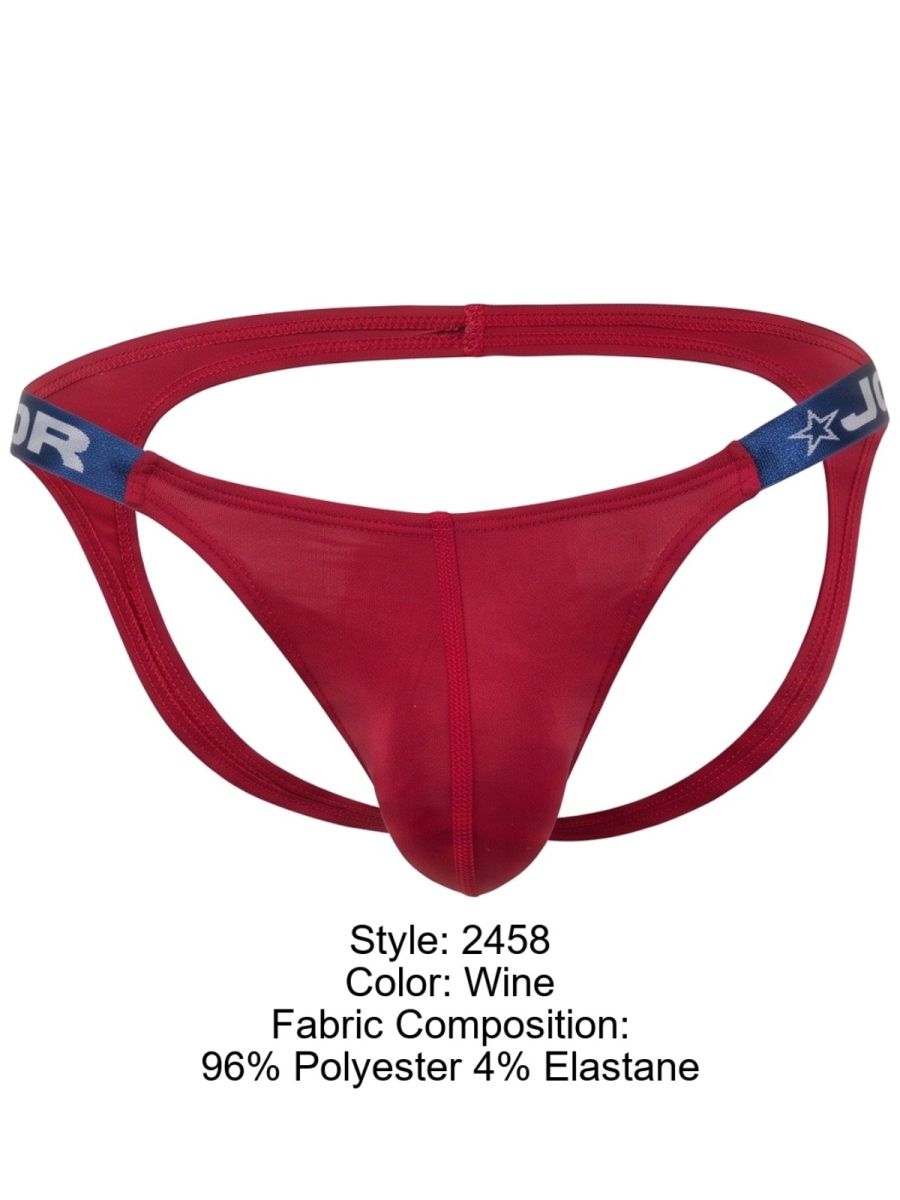 JOR Eros Stylish Jockstrap - Wine