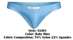 Justin + Simon Classic Bikini - Baby Blue